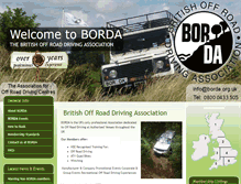 Tablet Screenshot of borda.org.uk